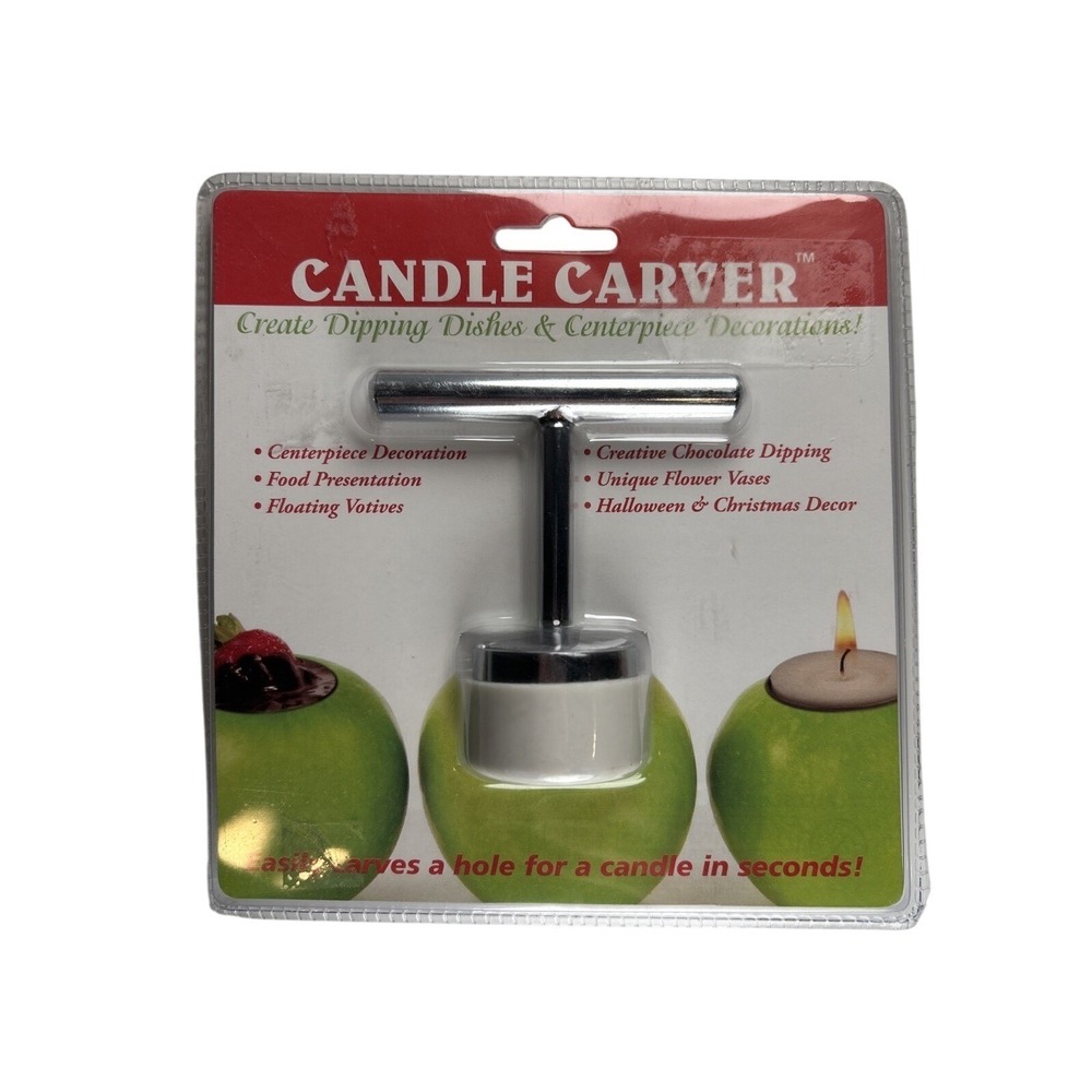 Candle Carver-NEW-Create Dipping Dishes & Centerpiece Decorations Tea Light Size